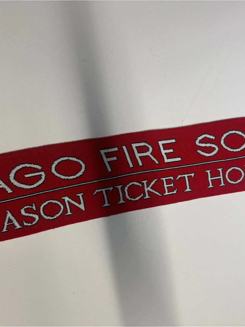 Source Unknown Navy and Red Chicago 1898 Mens Scarf